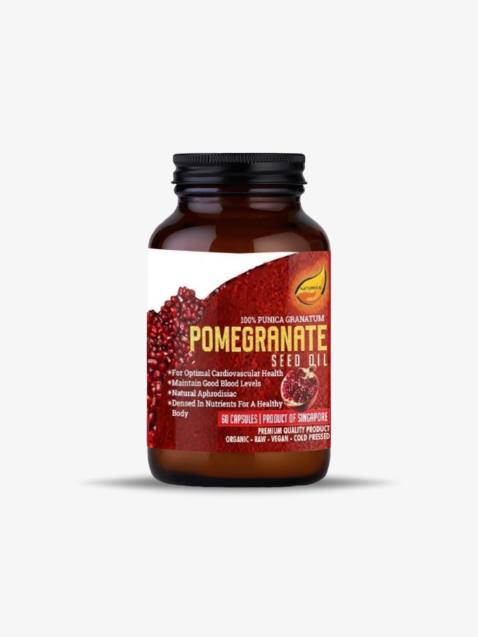 The Pomegranate Seed Co.™ – Heart-Healthy Liquid Vegan Capsules | 60 Capsules