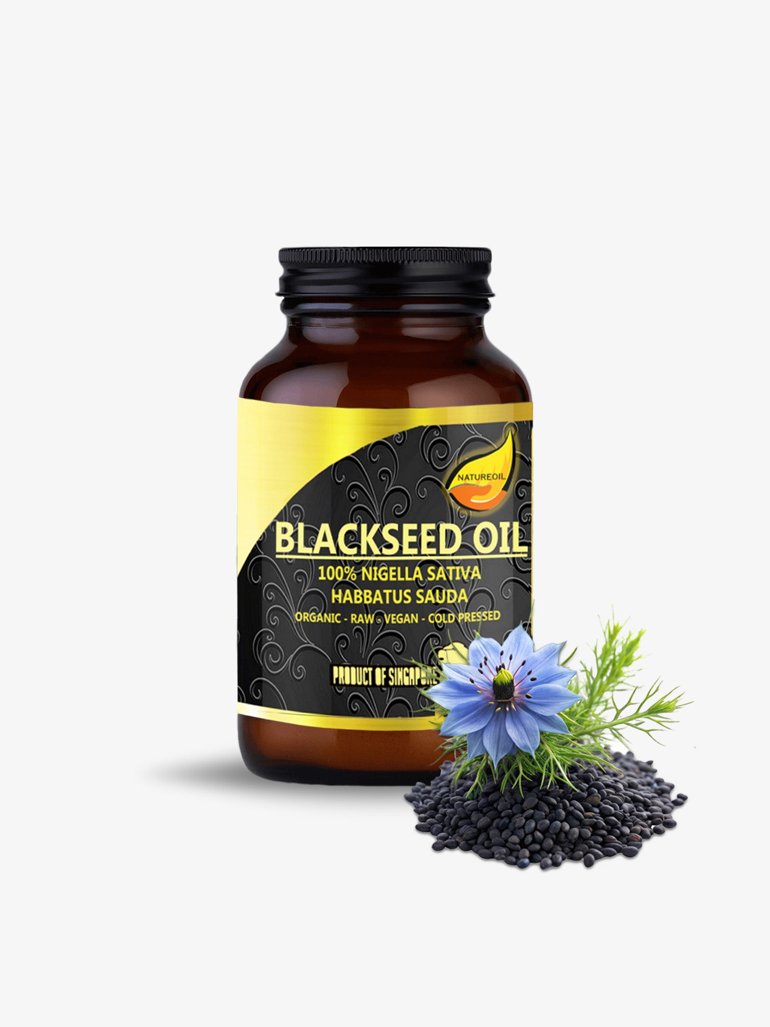 NatureBase Kits™ – Liquid Vegan Capsules with Nigella Sativa | 60 Capsules Twin Pack
