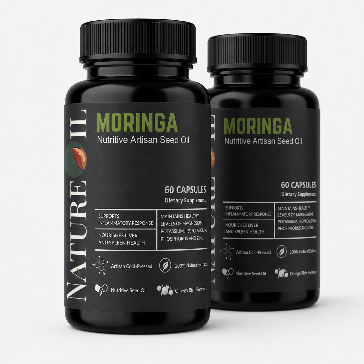 NatureBase Kits™ – PhytoBalance Liquid Vegan Capsules | 60 Capsules Twin Pack