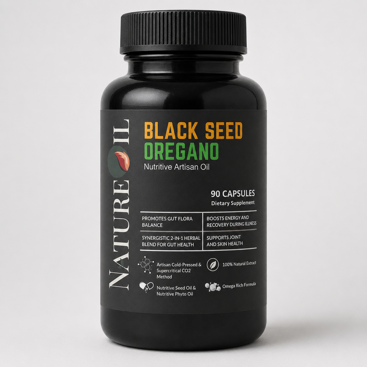 Black Seed Oil + Oregano Oil - Gut Health
