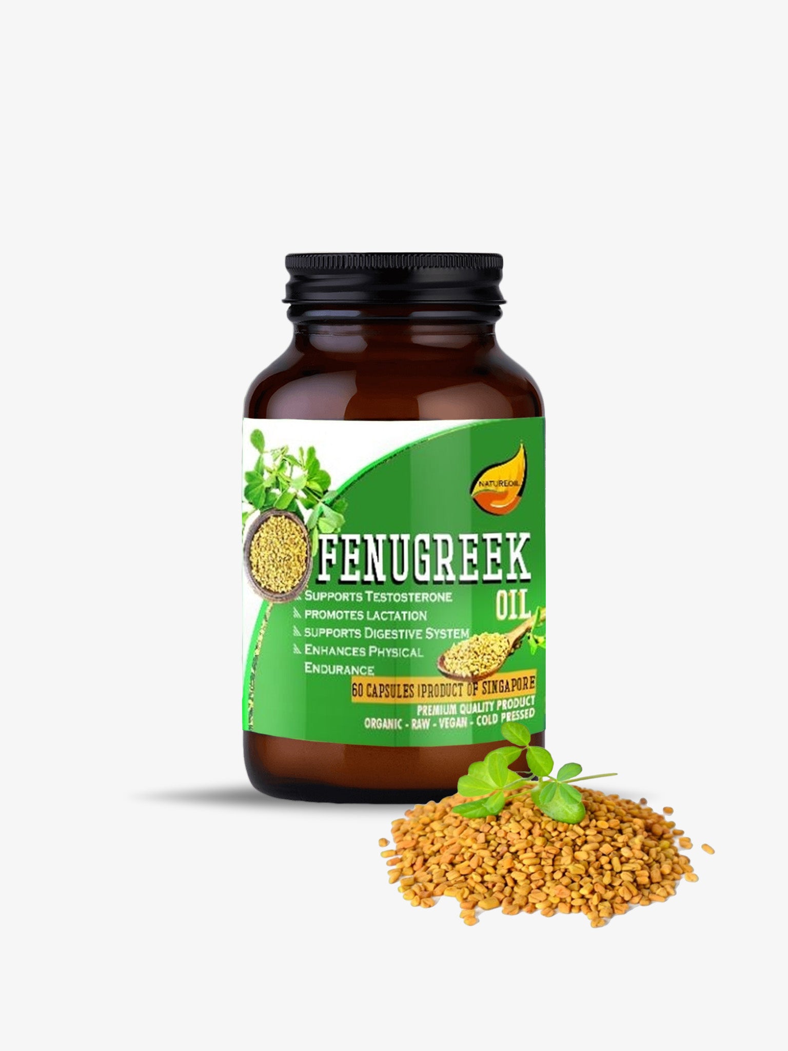 NatureBase Kits™ – Hormone Harmony Duo | Fenugreek + Moringa Seed Oil