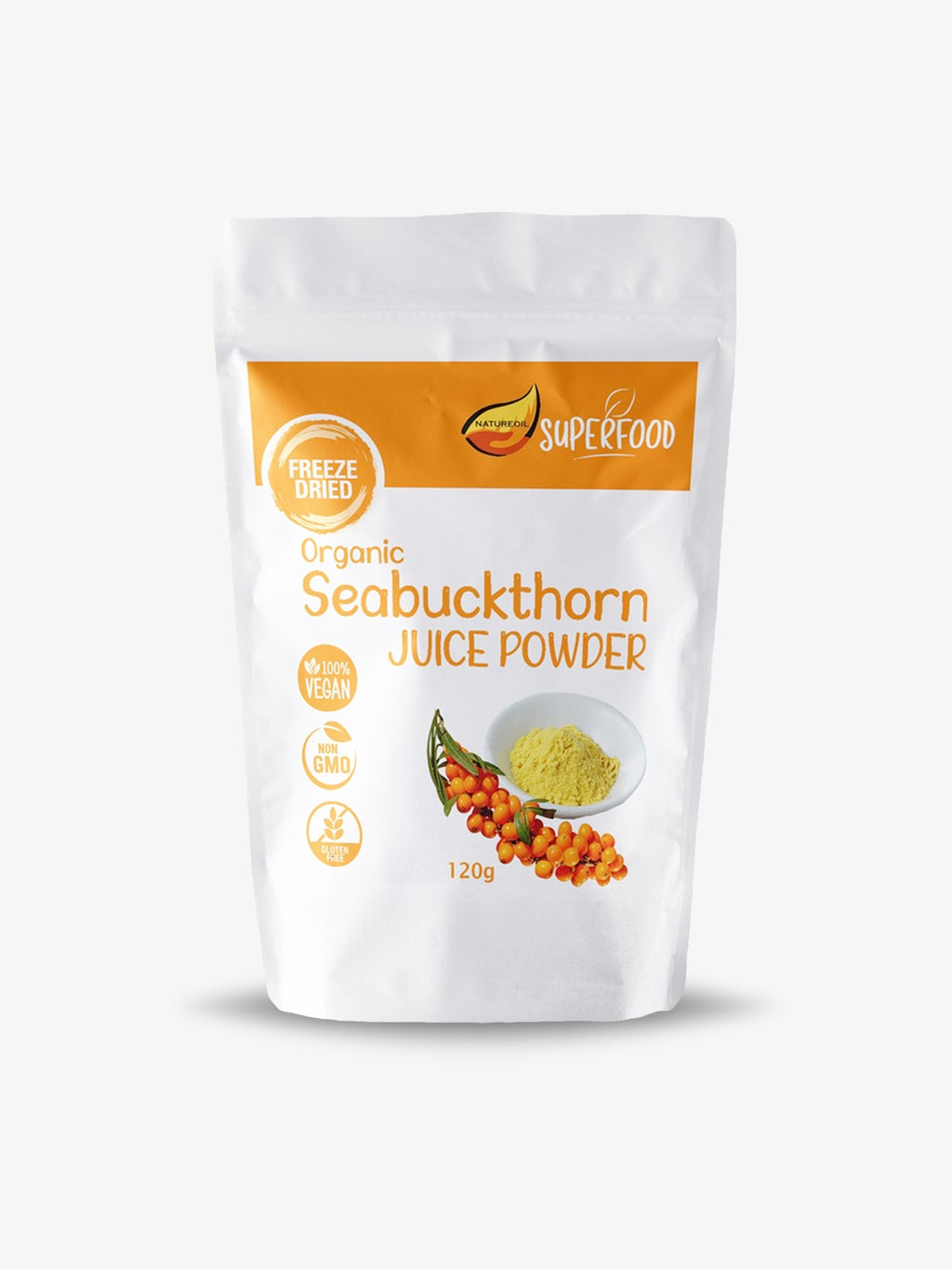 Organic™ Seabuckthorn Omega Boost Freeze-Dried Juice Powders | 130g