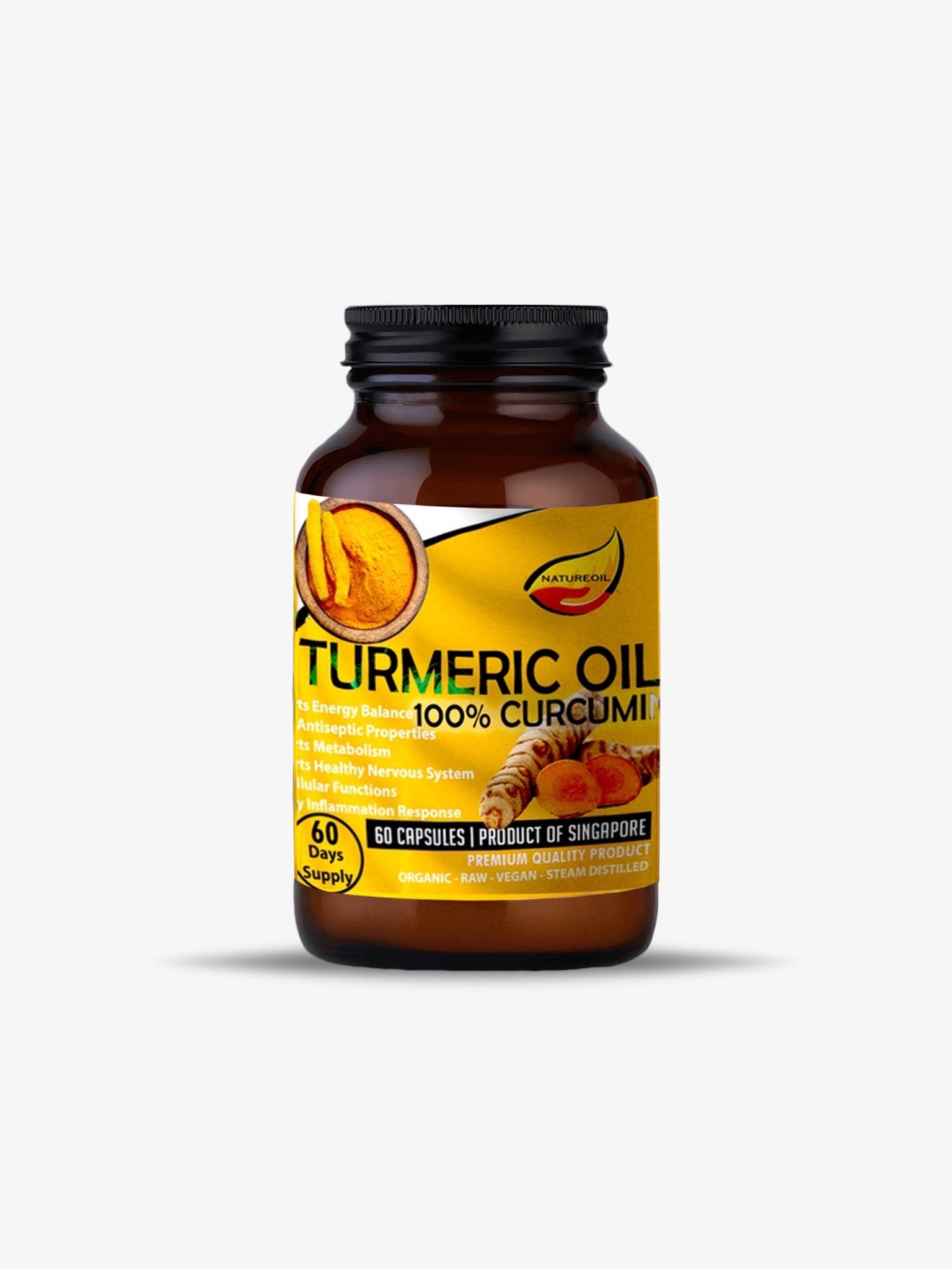NatureBase Kits™ – Golden Vitality Liquid Vegan Capsules | 60 Capsules Twin Pack